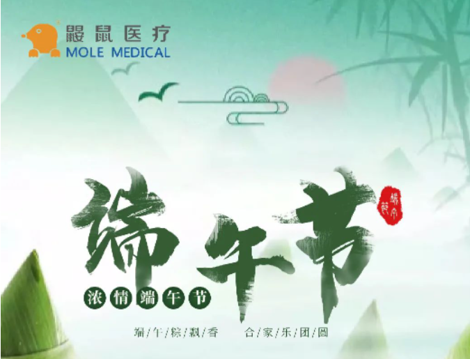 可視喉鏡廠家鼴鼠醫(yī)療祝您端午安康！